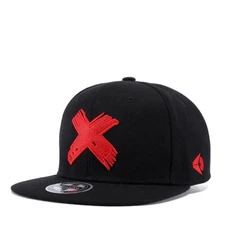 Letter X Fashion Snapback Cap Baseball Hat Casual Cross Hip Hop Flat Men