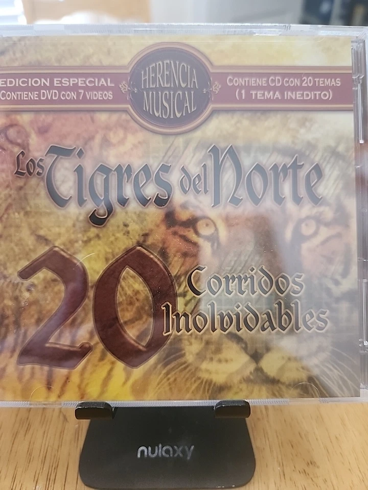 New LOS TIGRES DEL NORTE "20 CORRIDOS INOLVIDABLES" CD SPECIAL EDITION W/DVD Foto 4 de 4
