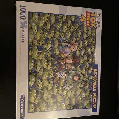 Clementoni Pixar Toy Story 4 Aliens Impossible 1000 Piece Jigsaw Puzzle ...