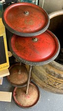 Vintage Set of 4 Official Soap Box Derby Car 12  Wheels Tires Mounted on 2 Axles