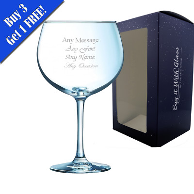 Personalisierter Wacholder Gin Ballon mit Gravur 24 Unzen Glas - Geburtstagsgeschenk Geschenk