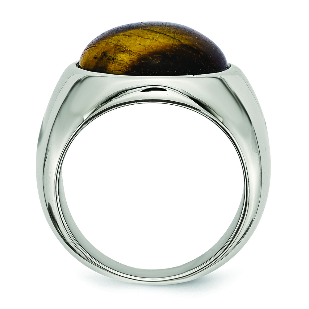eyeリング Chisel Stainless Steel Tiger's Eye Ring SR176 | eBay
