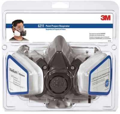 3M OV P95 Paint Project Reusable Respirator, Size Medium