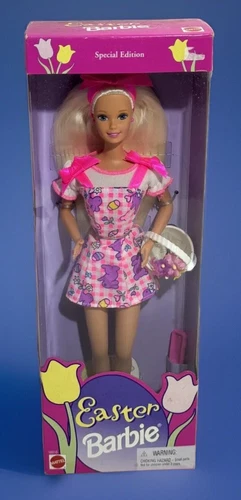 Vintage Easter Barbie Doll Special Edition 1996 Mattel New In Box #16315