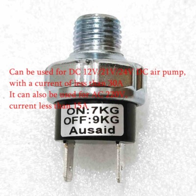 FOR 12V24V220V 30A automatic start stop switch 7.0kg on 9.0kg off NC NPT1/4