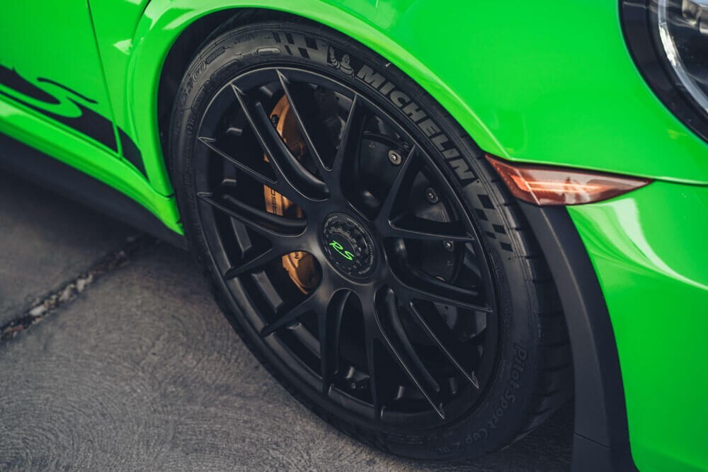 PORSCHE 911 GT3RS NEW WHEELS TIRES WEISSACH 2019 2016 MICHELIN PILOT
