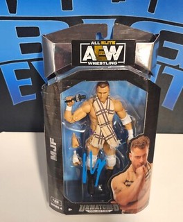 AEW UNMATCHED SERIES 4 SIGNED AUTOGRAPHED MJF ACTION FIGURE JSA COA