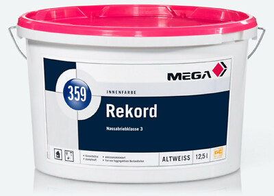 MEGA 359 Rekord Profi Wandfarbe Innenfarbe Innenwandfarbe ELF ALTWEISS 12,5 L
