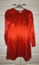 NWT Nine West XS Womens Red Long Sleeve Dress 'Luxe Animal'