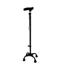 Quad Cane Walkers Stick Bariatric Walking Cane LED Walking Aid Medical Mobility