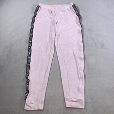 Juicy Couture Pants Womens Small Pink Jogger Bling Spellout Loungewear Y2K