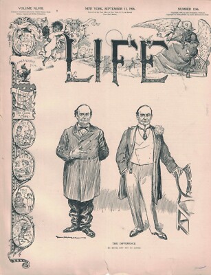 1906 Life September 13 - Will Teddy run again? Where are yesterday's nudes? 