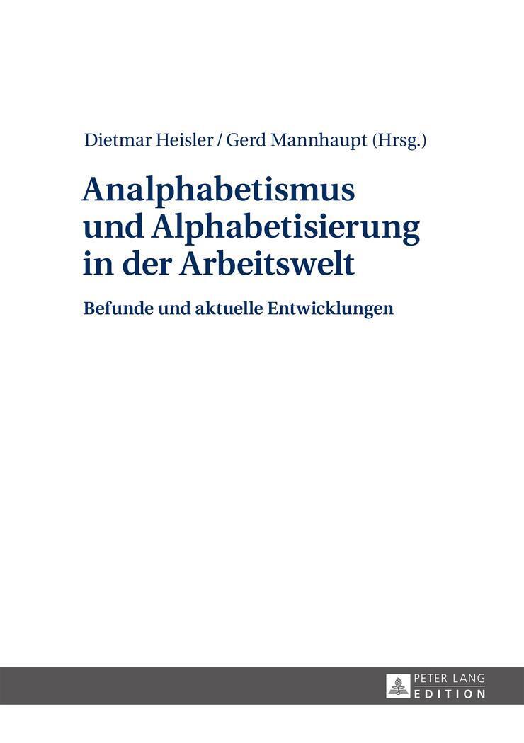 Thumbnail - Gerd Mannhaupt (u. A.) | Analphabetismus Und Alphabetisierung In Der