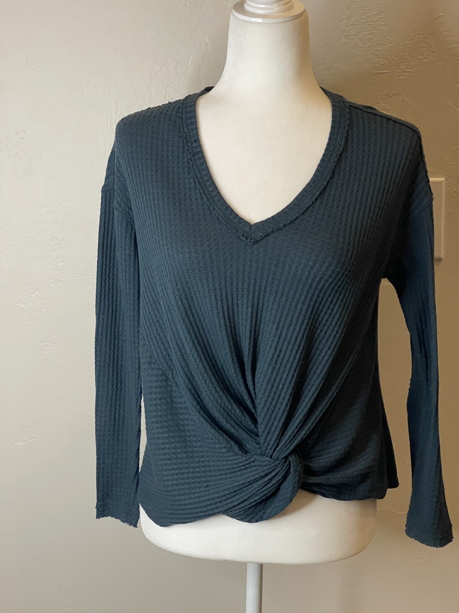 KeMi(*´꒳`*) Anthropologie akemi kin Henley knit top size XS C1359 | eBay