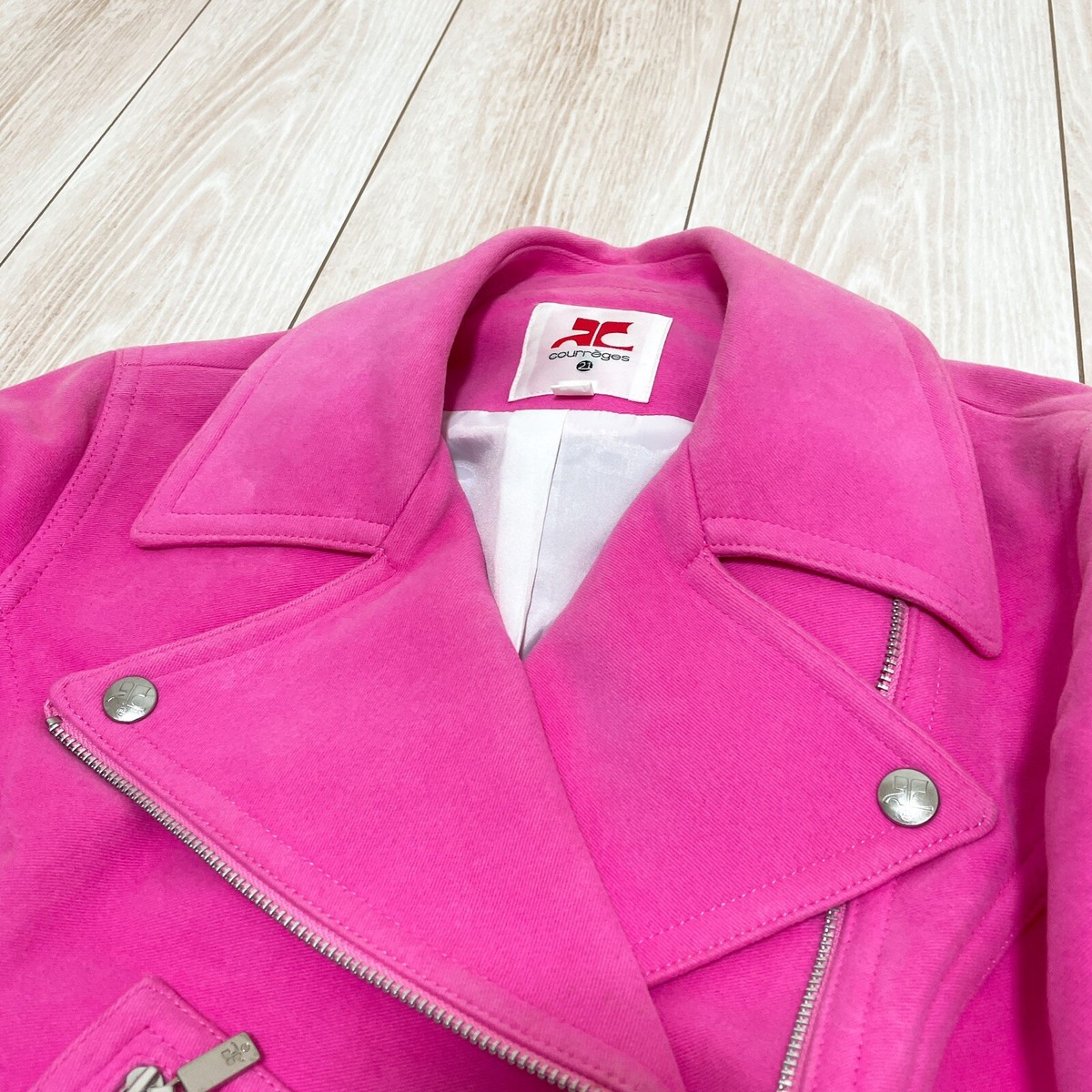 ジャケット COURReGES Woman Jacket White 323CMA106PL0112 0079 Courrèges Outlet: Jacket woman - White | Courrèges jacket