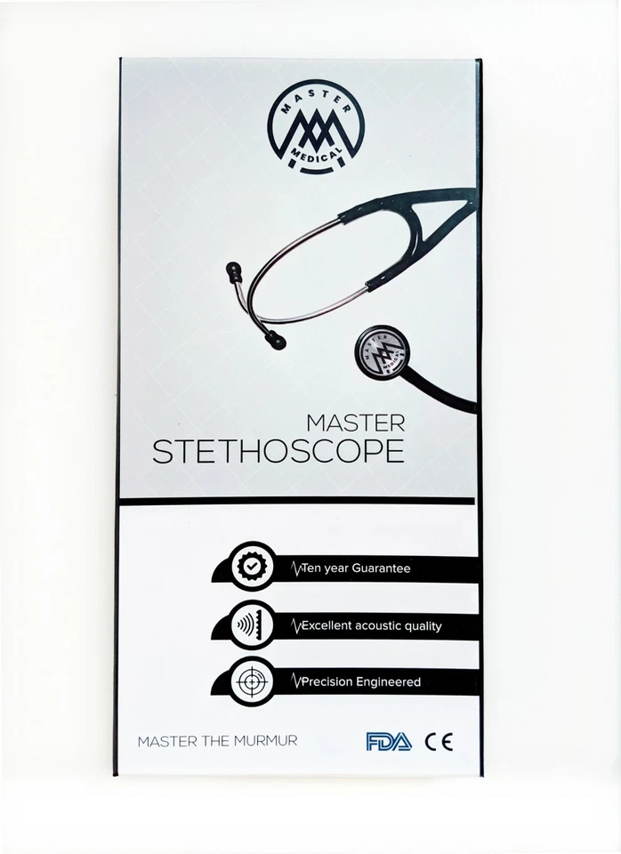 Brand new Master stethoscope for cardiology in black similar to littmann - Image 3 of 4