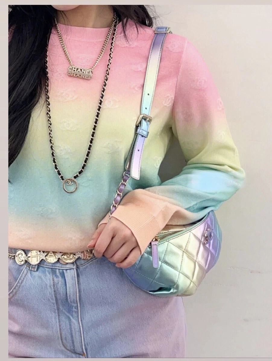 Pastel rainbow chanel best sale bag
