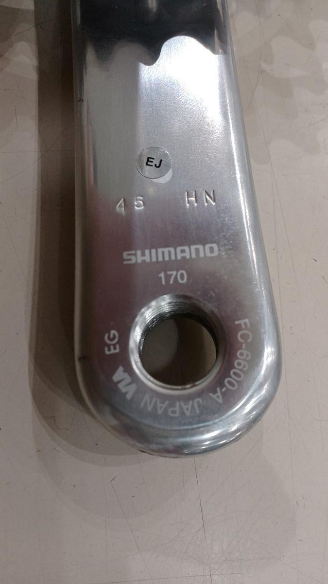 shimano FC6600 170mm 53-39T crankset Used | eBay