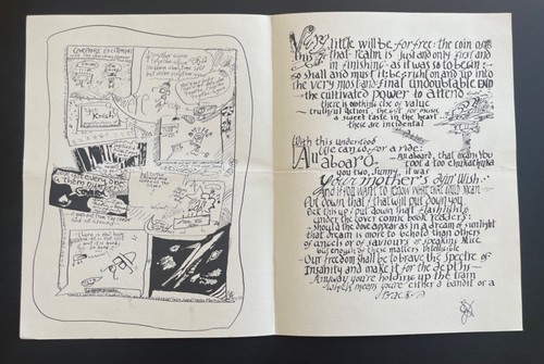 Grateful Dead upcoming gigs / tour dates mailer Sept, 1973 - Picture 2 of 2