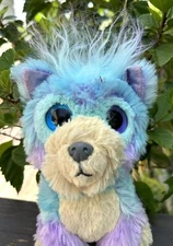 Moose Toys Scruff-A-Luv 10" Blue Purple & Beige Kitty Cat Plush 0104