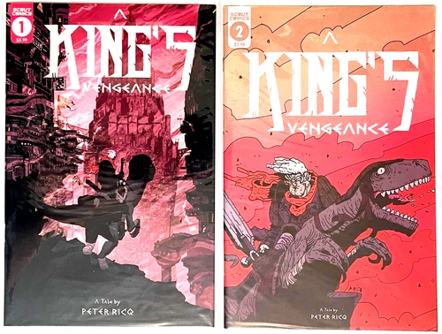 A KINGS VENGEANCE #1-2 COMPLETE SET 1ST PRINT CVR A 2021 SCOUT COMICS NM