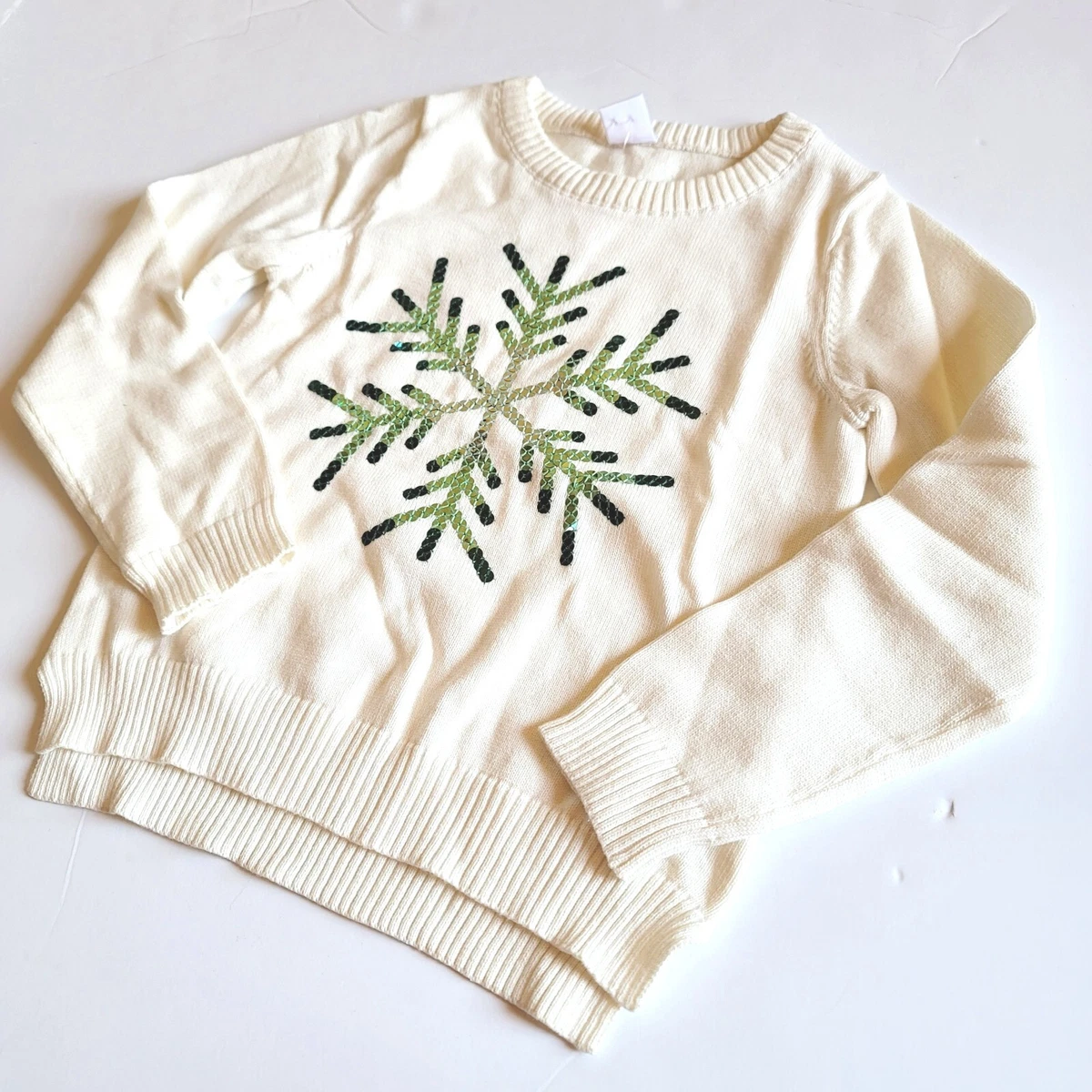 Sequin hotsell snowflake sweater