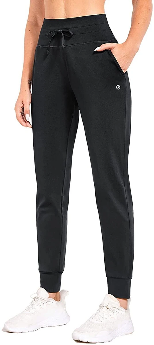 BALEAF Women's Fleece Lined Pants Water Resistant Sweatpants High Waisted  Therma