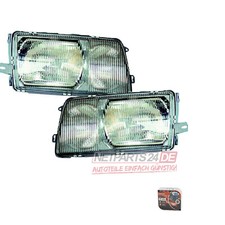 Scheinwerfer + Osram Night Breaker Laser passend für Mercedes W126 Set mit xL R