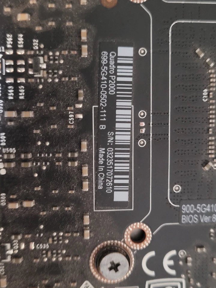 hp NVIDIA Quadro P2000  GDDR5 Graphics Card - Image 2 of 2