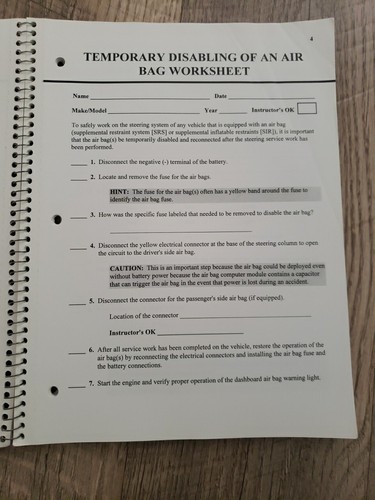 Worktext for Automotive Chassis Systems, 2000 Second Edition, James Halderman - Picture 4 of 5
