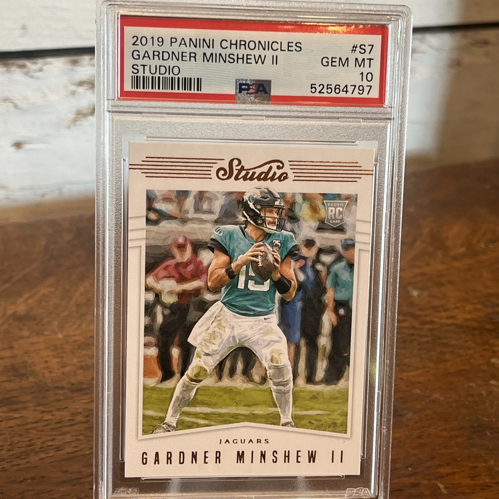 Gardner Minshew II Panini Chronicles Studio #S7 Base