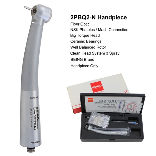 BEING Dental Alta Velocidad Quirúrgica Pieza de Mano 45 Grados NSK Phatelus Acoplador LED - Imagen 38 de 182