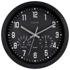404-2631 La Crosse Clock Co. 12 Plastic Analo...