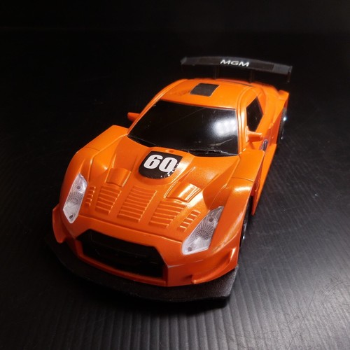 Remote Control Electric Racing Car Orange Black MGM GEMENOS France N7505 - Picture 12 of 12