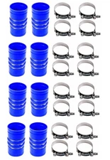 TORQUE 8 PCS Silicone CAC Charge Air Cooler Hump Hose 3 1/2" x 6 3/8" with