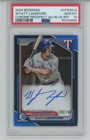 PSA 10 WYATT LANGFORD 2024 Bowman Chrome #CPA-WLA BLUE REFRACTOR Auto RC SP /150