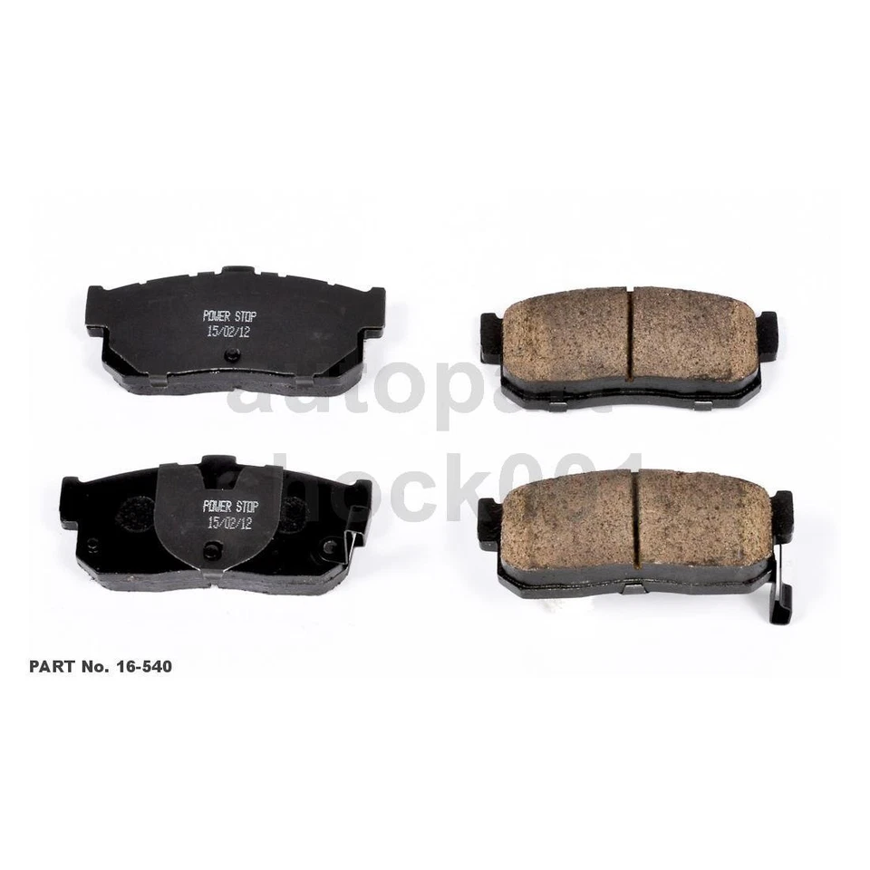6 Front Rear Rotors Brake Pads For Nissan Maxima 2001 2000 1999 - Image 3 of 4