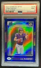 2024 Donruss Optic J.J. McCarthy Blue Hyper Rated Rookie #235 Vikings PSA 9
