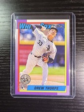 2025 Rookie Drew Thorpe 1990 Topps Series 1 Card No. T90-8