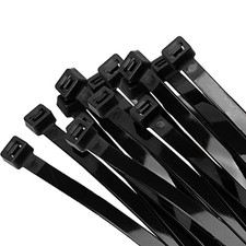 Armpow 12 inch Black Zip Ties Heavy Duty 80 PCS, 250 LBS Ultra Exclusive Stro...