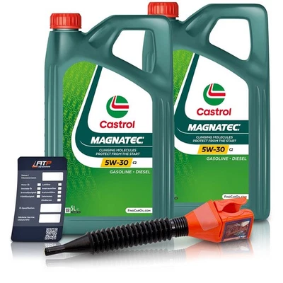 10 LITRES CASTROL MAGNATEC STOP-START 5W-30 C2 HUILE MOTEUR POUR FIAT 9.55535-S1 - Photo 1/4