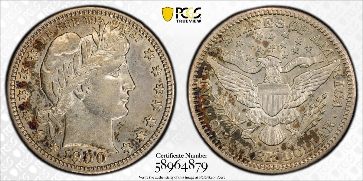 1900 Year Silver Barber US Quarters (1892-1916) for sale | eBay