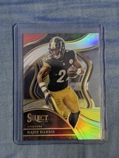 2023 Panini Select - Club Level Najee Harris #231 Red & Yellow Prizm Die-Cut