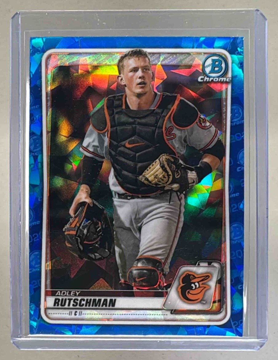 Adley Rutschman 2020 Bowman Chrome Draft Sapphire #BD-154