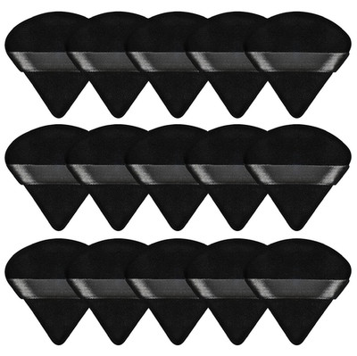 15 Pieces Powder Puff Triangle Makeup Sponge Setting Powder Puffs for Loose Powd