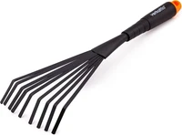 Hand-FäCherbesen Aus Stahl Mit 9 Elastische Zinken – Laubbesen FüR Garten - Hand