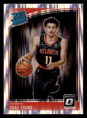 2018-19 Donruss Optic Trae Young #198 Shock Rookie Atlanta Hawks TV1322