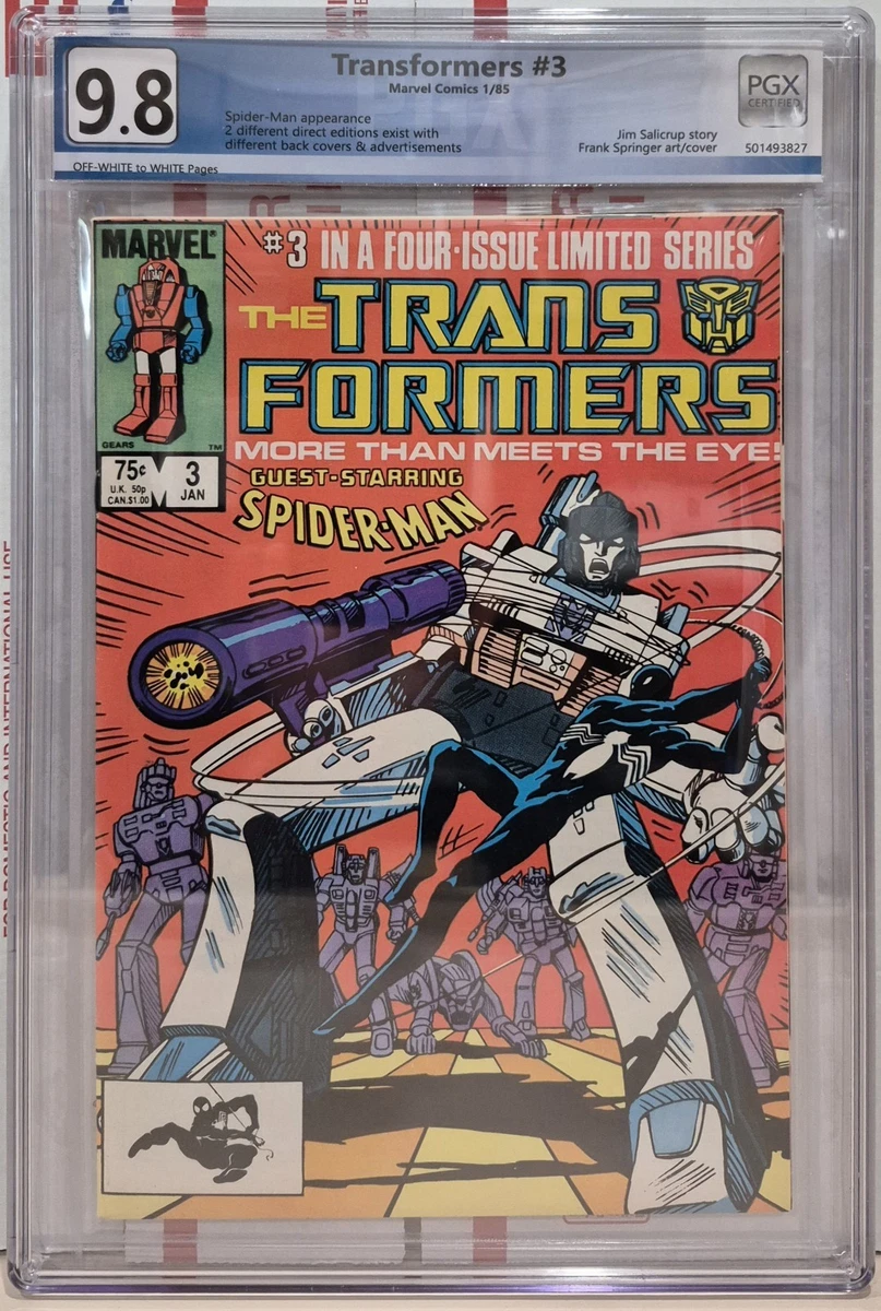 Transformers Spider-Man Superheroes US Comics Copper Age (1984