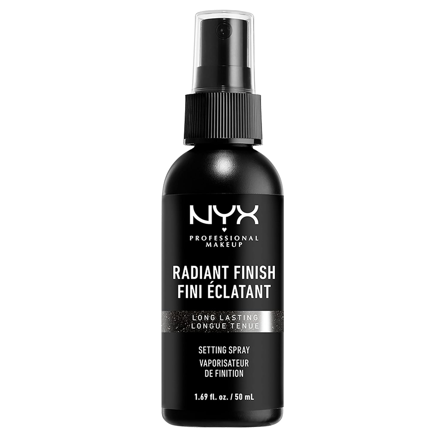 Radiant Finish Long-Lasting Makeup Setting Spray with Micro Pearls
