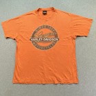 VTG Harley Davidson Motorcycles Shirt Sz XL Single Stitch Made In USA Distressed